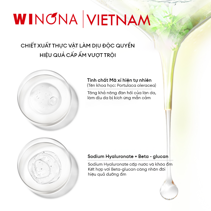 Lotion Dưỡng Ẩm Làm Dịu Cho Da Nhạy Cảm Winona