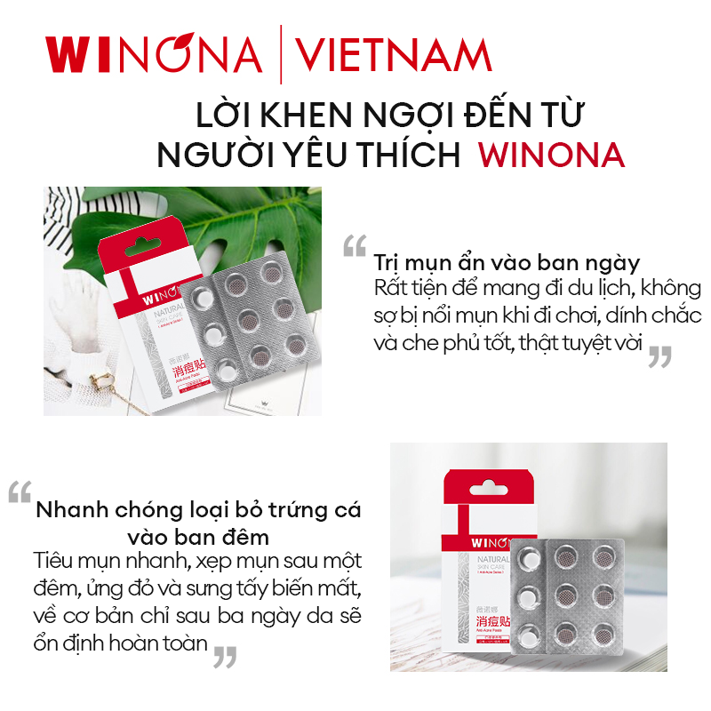 Miếng Dán Mụn Tàng Hình Winona (Ban Ngày)