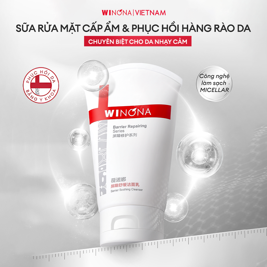 SỮA RỬA MẶT CẤP ẨM & PHỤC HỒI HÀNG RÀO BẢO VỆ DA