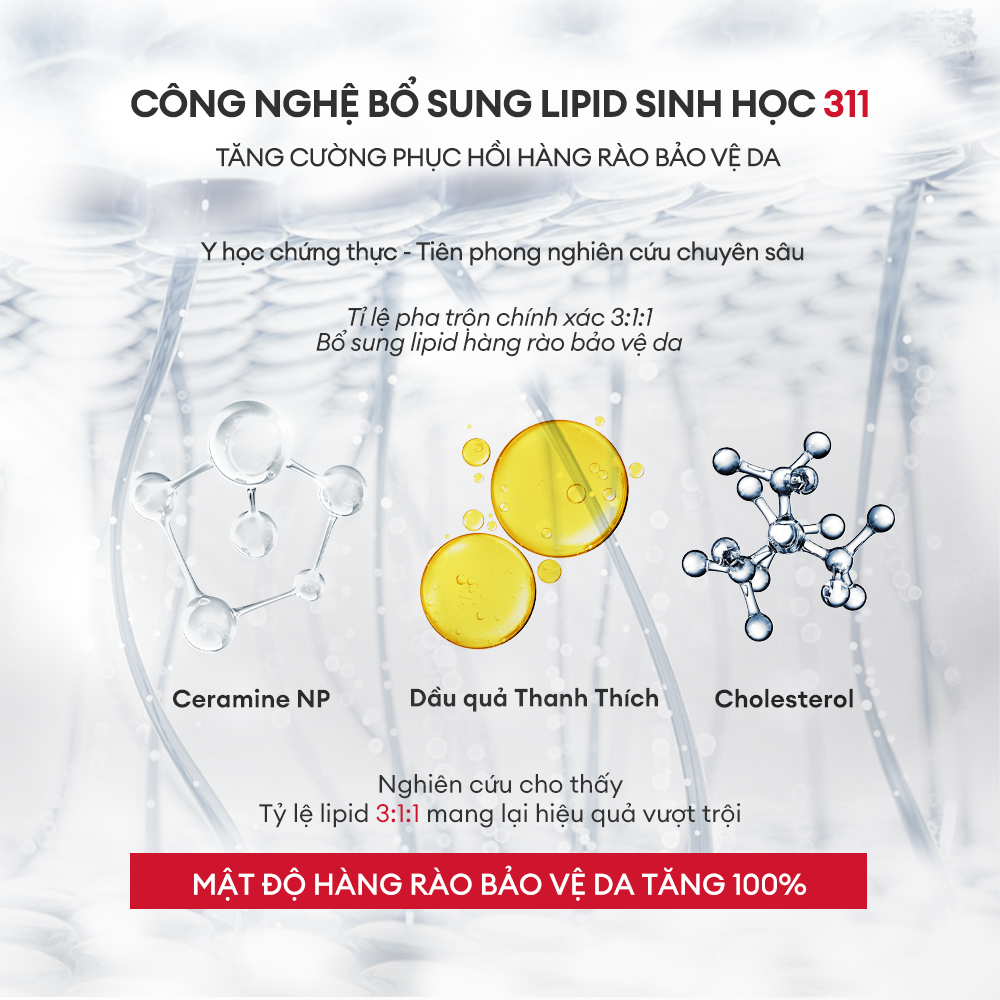 SỮA RỬA MẶT CẤP ẨM & PHỤC HỒI HÀNG RÀO BẢO VỆ DA