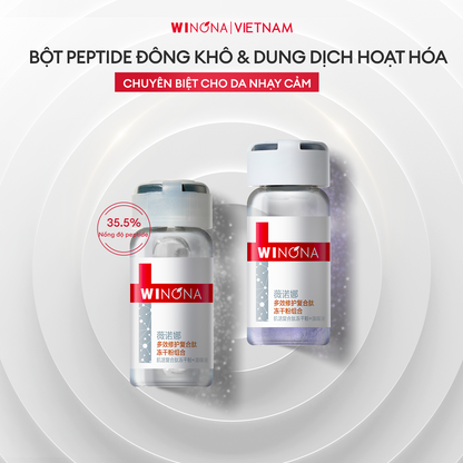 BỘT PEPTIDE ĐÔNG KHÔ VÀ DUNG DỊCH HOẠT HÓA PHỤC HỒI DA ĐA TẦNG