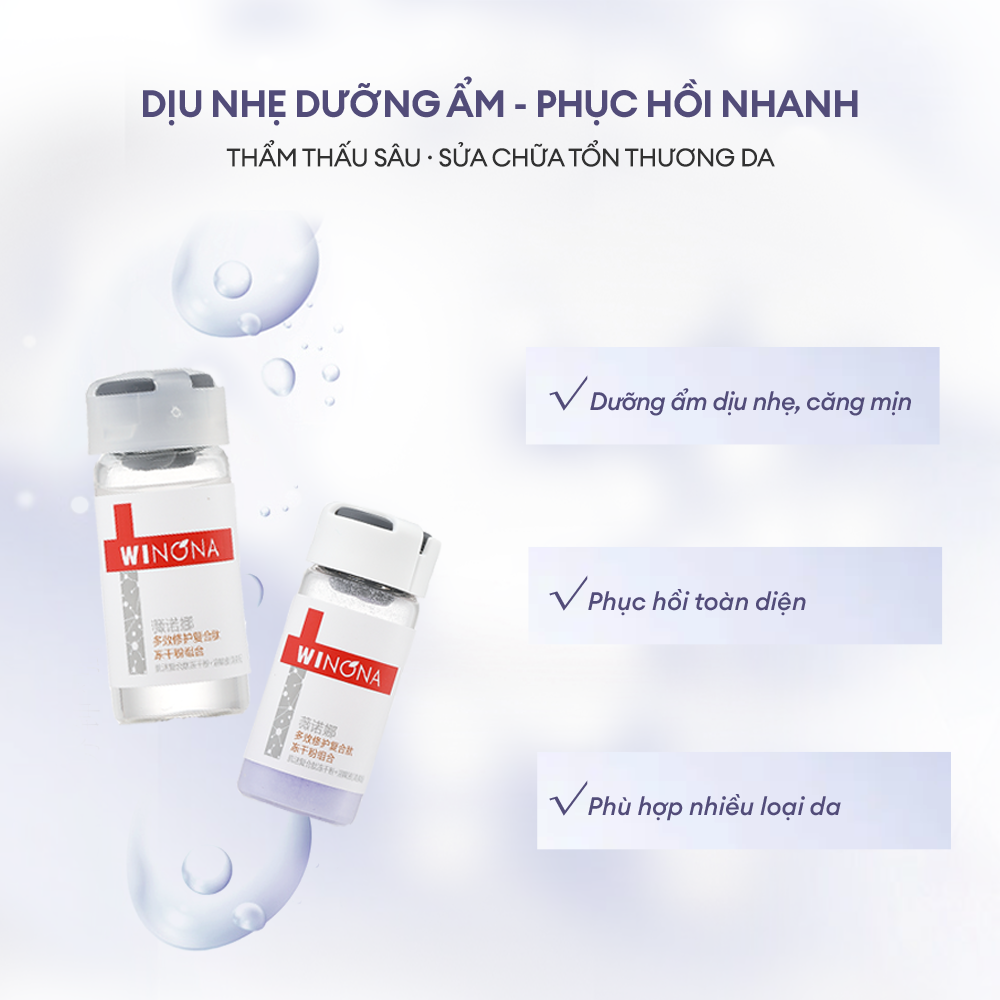 BỘT PEPTIDE ĐÔNG KHÔ VÀ DUNG DỊCH HOẠT HÓA PHỤC HỒI DA ĐA TẦNG