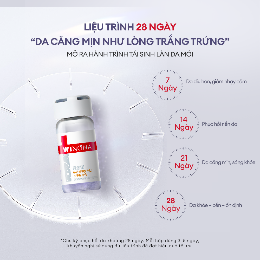 BỘT PEPTIDE ĐÔNG KHÔ VÀ DUNG DỊCH HOẠT HÓA PHỤC HỒI DA ĐA TẦNG
