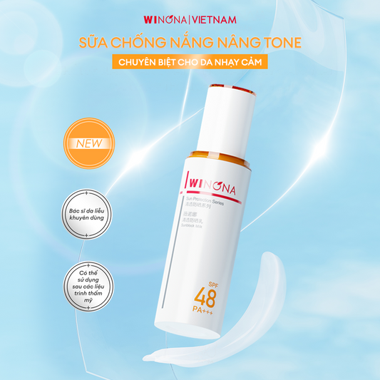Sữa chống nắng nâng tone dịu nhẹ cho da nhạy cảm SPF48 PA+++