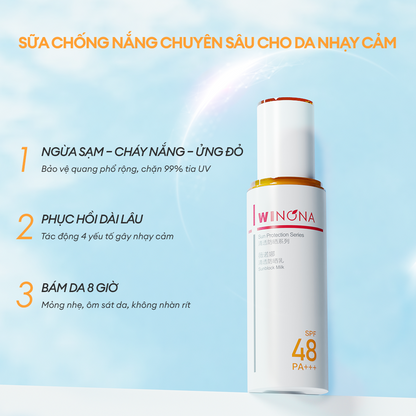 Sữa chống nắng dịu nhẹ cho da nhạy cảm SPF48 PA+++