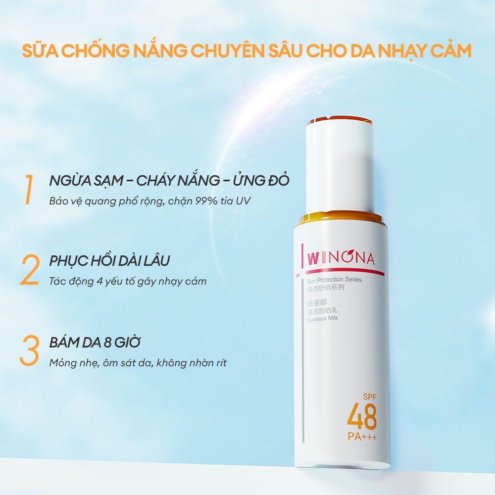 SỮA CHỐNG NẮNG DỊU NHẸ CHO DA NHẠY CẢM