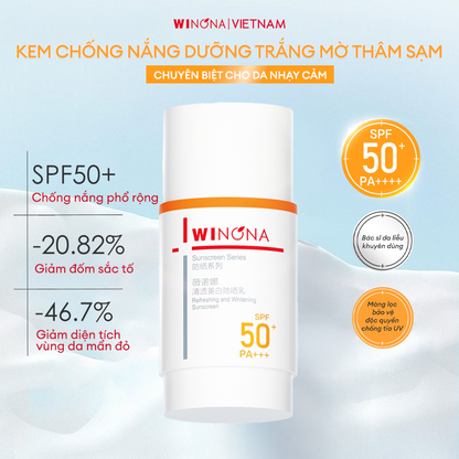 KEM CHỐNG NẮNG DƯỠNG TRẮNG MỜ THÂM SẠM