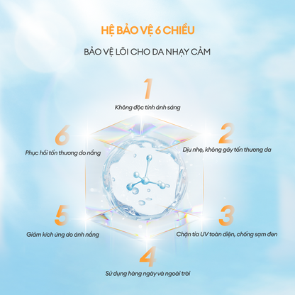 Sữa chống nắng dịu nhẹ cho da nhạy cảm SPF48 PA+++