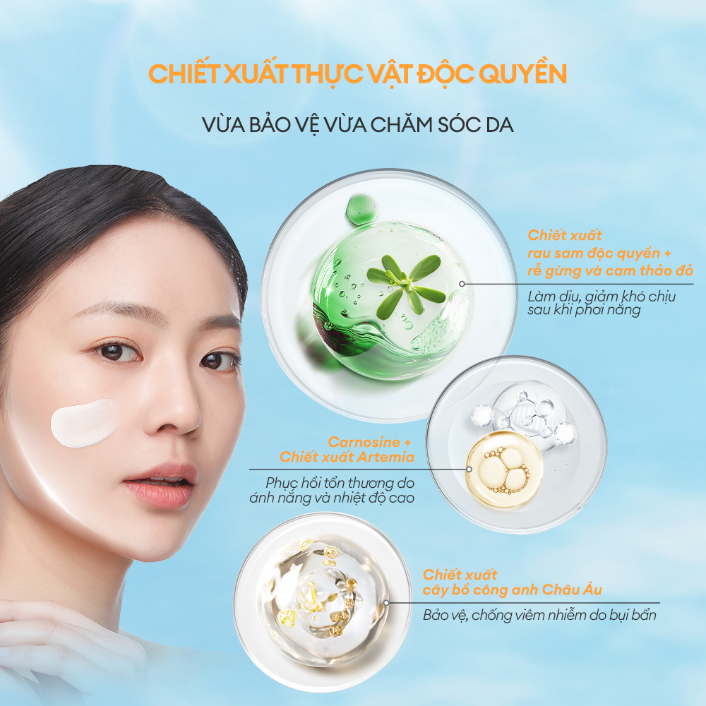 SỮA CHỐNG NẮNG CHỐNG NƯỚC CHO DA NHẠY CẢM