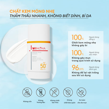 KEM CHỐNG NẮNG DƯỠNG TRẮNG MỜ THÂM SẠM