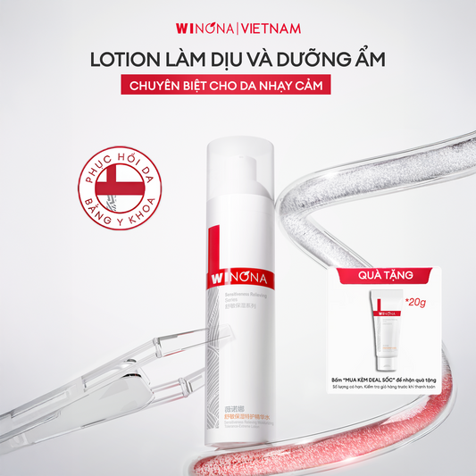 Lotion tinh chất đặc trị làm dịu & dưỡng ẩm cho da nhạy cảm Winona