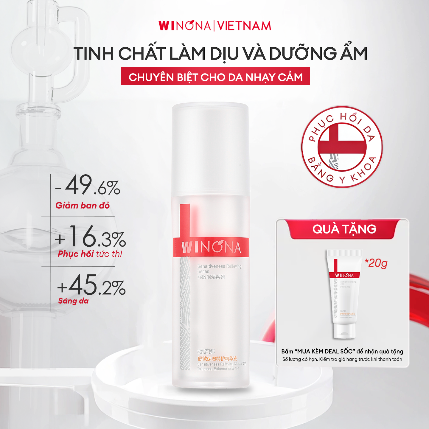 Tinh Chất Phục Hồi Dưỡng Ẩm Và Làm Dịu Winona