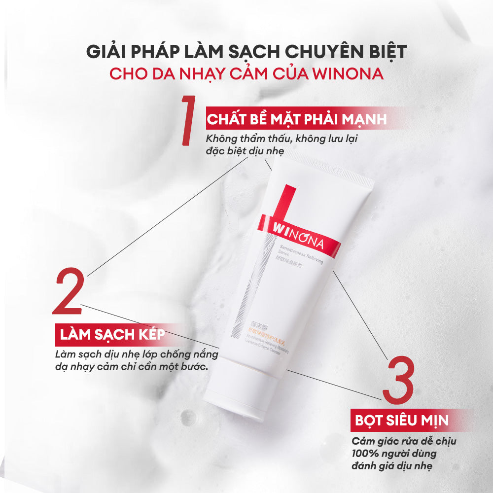 SỮA RỬA MẶT LÀM DỊU DA NHẠY CẢM