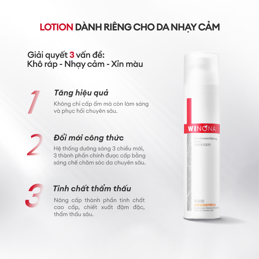 LOTION CẤP CỨU PHỤC HỒI DA NHẠY CẢM WINONA